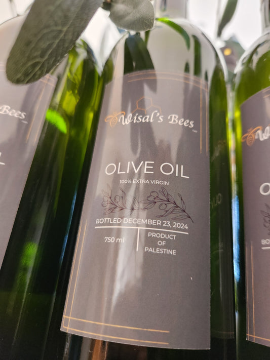 Olive oil. out of stock. fresh squeezed coming in December from Palestine