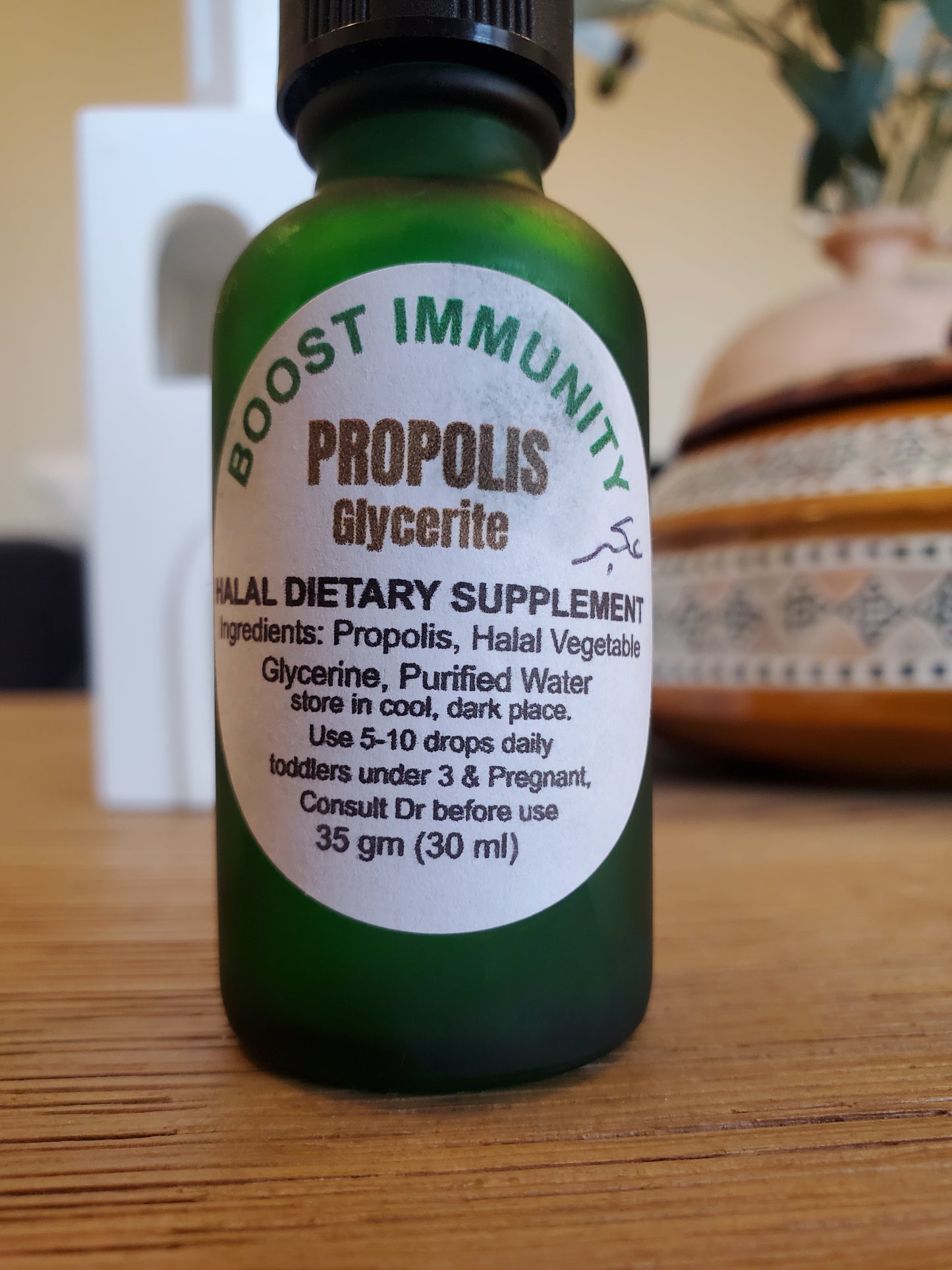 Propolis organic halal drops قطرات العكبر الحلال